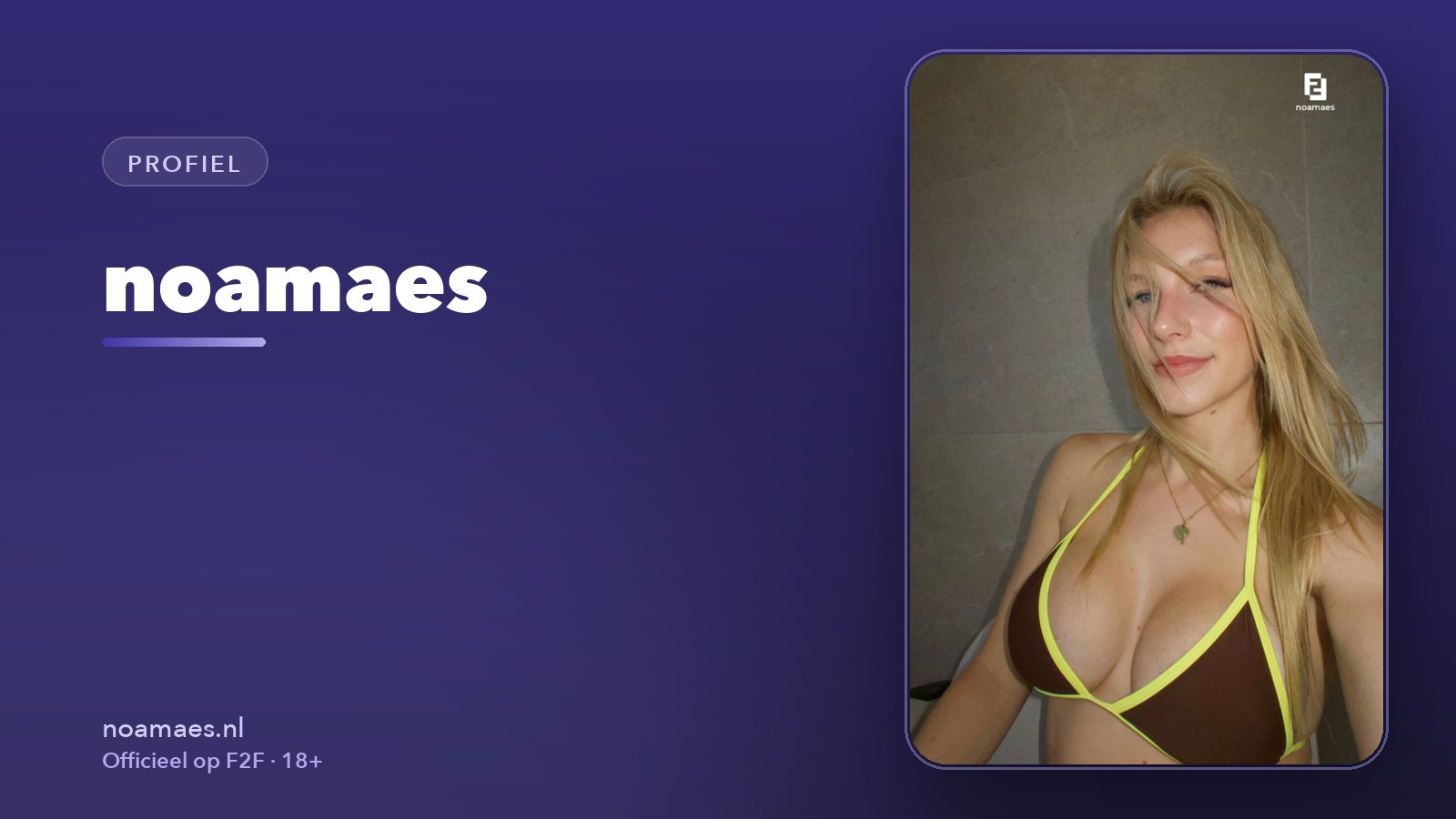 noamaes: wie is Noa Maes?